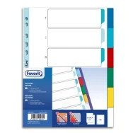 Separatori Neutri Favorit - A4 - 6 Tasti - 400132501 (Multicolore)