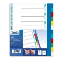 Separatori Neutri Favorit - A4 Maxi - 12 Tasti - 400132502 (Multicolore)