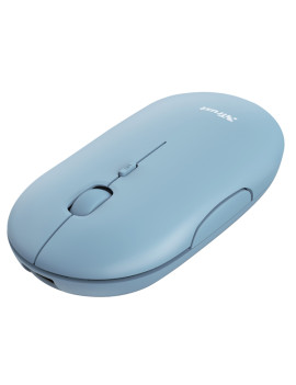Mouse Ottico Ultrasottile Puck Trust - Wireless - 24126 (Azzurro)