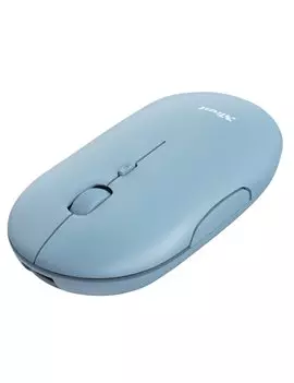 Mouse Ottico Ultrasottile Puck Trust - Wireless - 24126 (Azzurro)