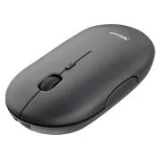 Mouse Ottico Ultrasottile Puck Trust - Wireless - 24059 (Nero)