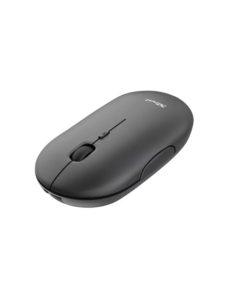 Mouse Ottico Ultrasottile Puck Trust - Wireless - 24059 (Nero)