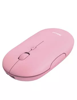 Mouse Ottico Ultrasottile Puck Trust - Wireless - 24125 (Rosa)