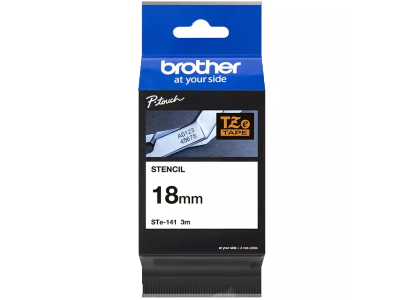 Nastro Originale Brother STe-141 - 18 mm x 3 m (Stencil)