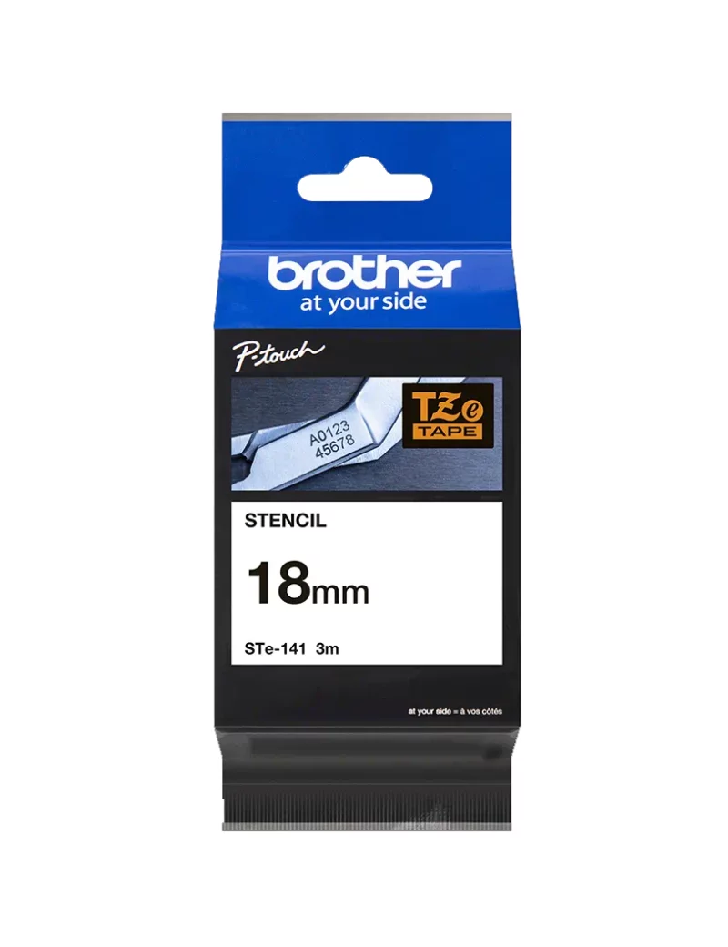 Nastro Originale Brother STe-141 - 18 mm x 3 m (Stencil) Nastro Originale Brother STe-141 - 18 mm x 3 m (Stencil)