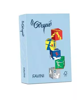 Carta Colorata Le Cirque Favini - A3 - 80 g - A717353 (Azzurro Pastello Conf. 500)