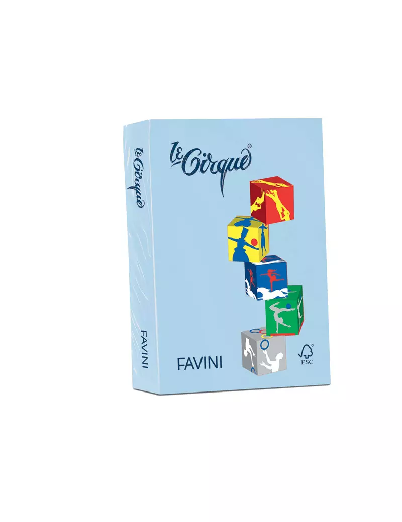 Carta Colorata Le Cirque Favini - A3 - 80 g - A717353 (Azzurro Pastello Conf. 500) Carta Colorata Le Cirque Favini - A3 - 80 g - A717353 (Azzurro Pastello Conf. 500)