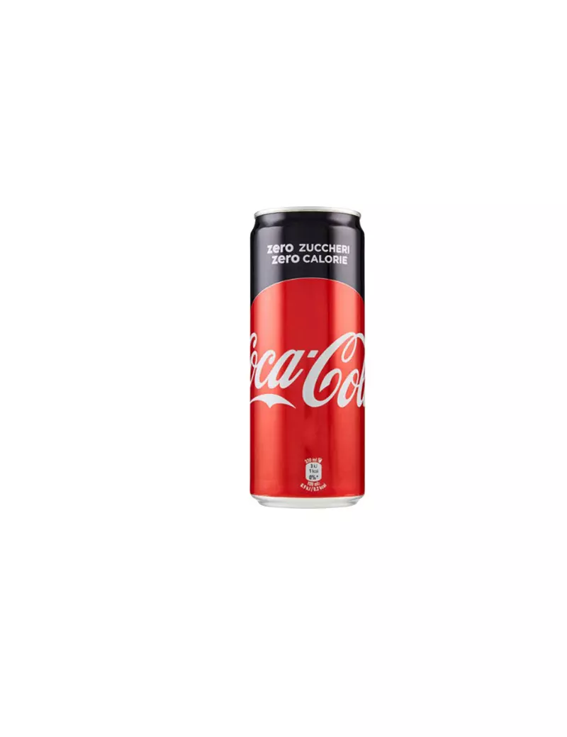 Lattina Coca Cola Zero - 33 cl - COCZ (Conf. 24) Lattina Coca Cola Zero - 33 cl - COCZ (Conf. 24)