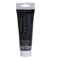 Colore Acrilico Fine Graduate Daler Rowney - 120 ml - D123120247 (Terra d'Ombra Naturale)