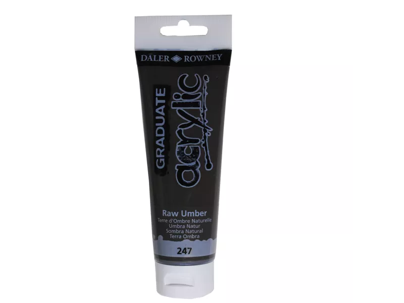 Colore Acrilico Fine Graduate Daler Rowney - 120 ml - D123120247 (Terra d'Ombra Naturale)