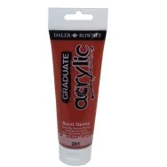 Colore Acrilico Fine Graduate Daler Rowney - 120 ml - D123120201 (Terra di Siena Bruciata)