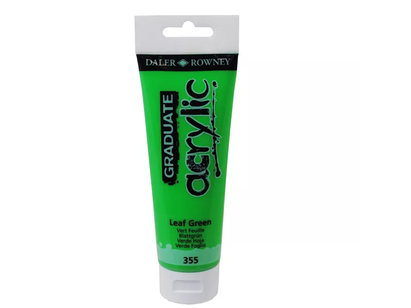 Colore Acrilico Fine Graduate Daler Rowney - 120 ml - D123120355 (Verde Fogllia)