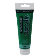 Colore Acrilico Fine Graduate Daler Rowney - 120 ml - D123120335 (Verde Smeraldo)
