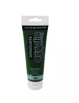 Colore Acrilico Fine Graduate Daler Rowney - 120 ml - D123120375 (Verde Vescica)