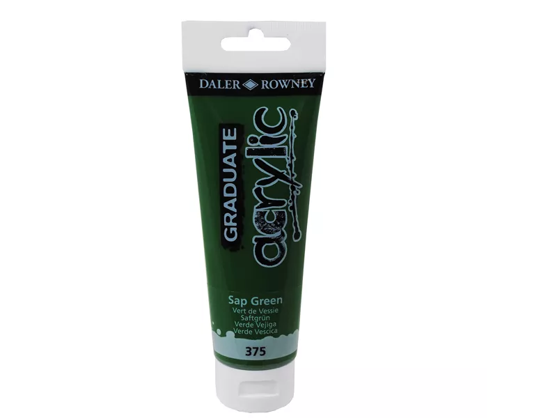 Colore Acrilico Fine Graduate Daler Rowney - 120 ml - D123120375 (Verde Vescica)