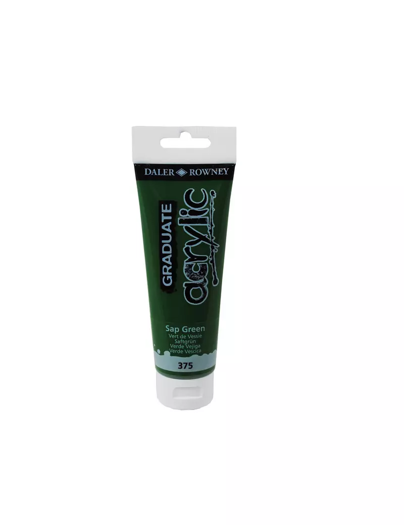 Colore Acrilico Fine Graduate Daler Rowney - 120 ml - D123120375 (Verde Vescica) Colore Acrilico Fine Graduate Daler Rowney - 120 ml - D123120375 (Verde Vescica)