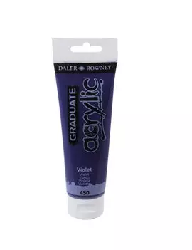 Colore Acrilico Fine Graduate Daler Rowney - 120 ml - D123120450 (Violetto)