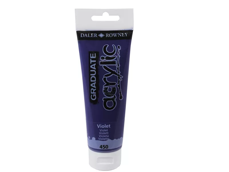 Colore Acrilico Fine Graduate Daler Rowney - 120 ml - D123120450 (Violetto)