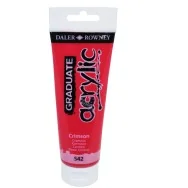 Colore Acrilico Fine Graduate Daler Rowney - 120 ml - D123120542 (Crimson)