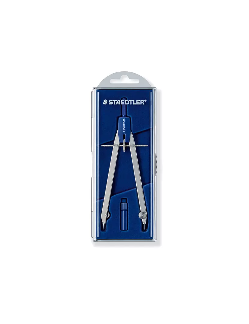 Compasso Frizion 557 Staedtler - 55700SK-I (Argento e Blu) Compasso Frizion 557 Staedtler - 55700SK-I (Argento e Blu)