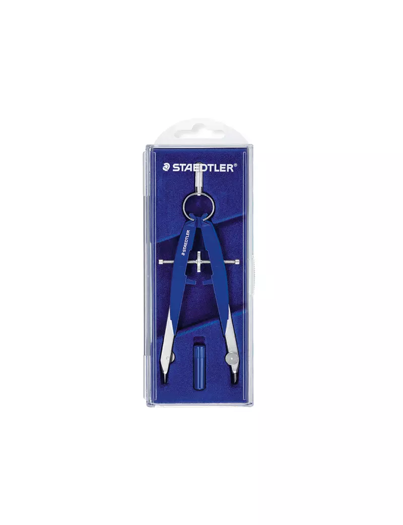 Compasso Mars Comfort Staedtler - 55600 (Argento e Blu) Compasso Mars Comfort Staedtler - 55600 (Argento e Blu)