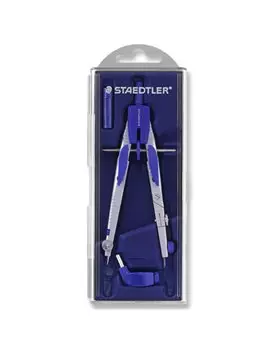 Compasso Frizion 553 Staedtler - 55301 (Argento e Blu)