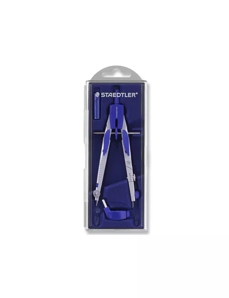 Compasso Frizion 553 Staedtler - 55301 (Argento e Blu) Compasso Frizion 553 Staedtler - 55301 (Argento e Blu)
