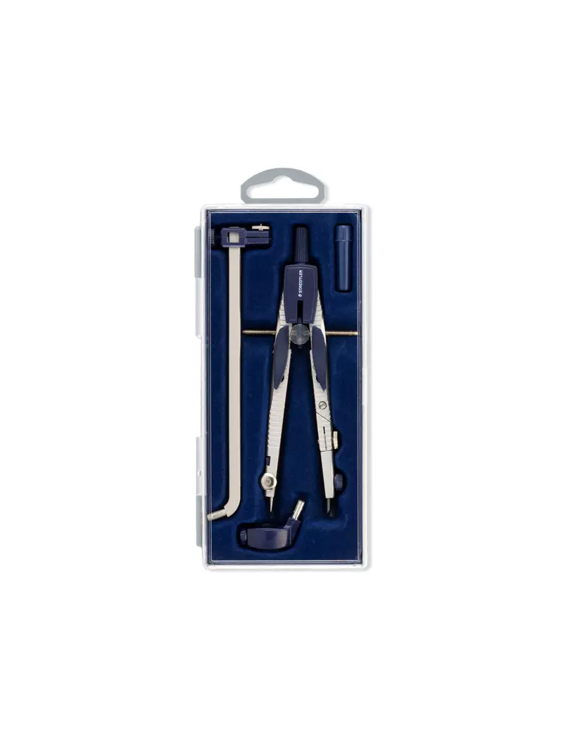 Compasso Frizion 553 Staedtler - 55302 (Argento e Blu) Compasso Frizion 553 Staedtler - 55302 (Argento e Blu)