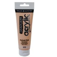 Colore Acrilico Fine Graduate Daler Rowney - 120 ml - D123120573 (Rosa Incarnato)