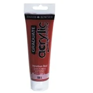 Colore Acrilico Fine Graduate Daler Rowney - 120 ml - D123120583 (Rosso Veneziano)