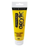 Colore Acrilico Fine Graduate Daler Rowney - 120 ml - D123120603 (Giallo Primario)