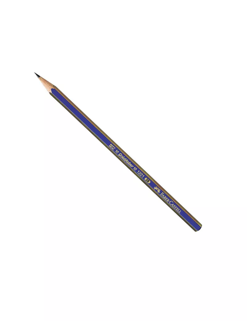 Matita Gold Faber 1221 Faber Castell - 3B - 112503 (Conf. 12) Matita Gold Faber 1221 Faber Castell - 3B - 112503 (Conf. 12)