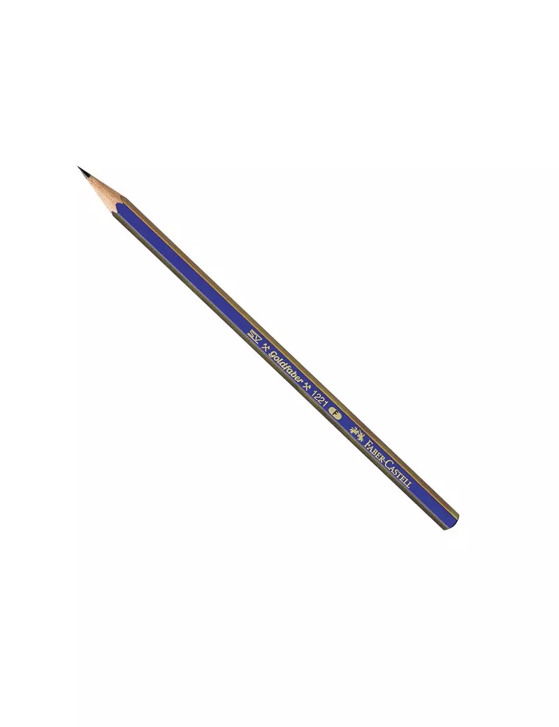 Matita Gold Faber 1221 Faber Castell - F - 112510 (Conf. 12) Matita Gold Faber 1221 Faber Castell - F - 112510 (Conf. 12)