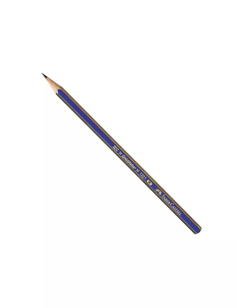 Matita Gold Faber 1221 Faber Castell - H - 112511 (Conf. 12) Matita Gold Faber 1221 Faber Castell - H - 112511 (Conf. 12)