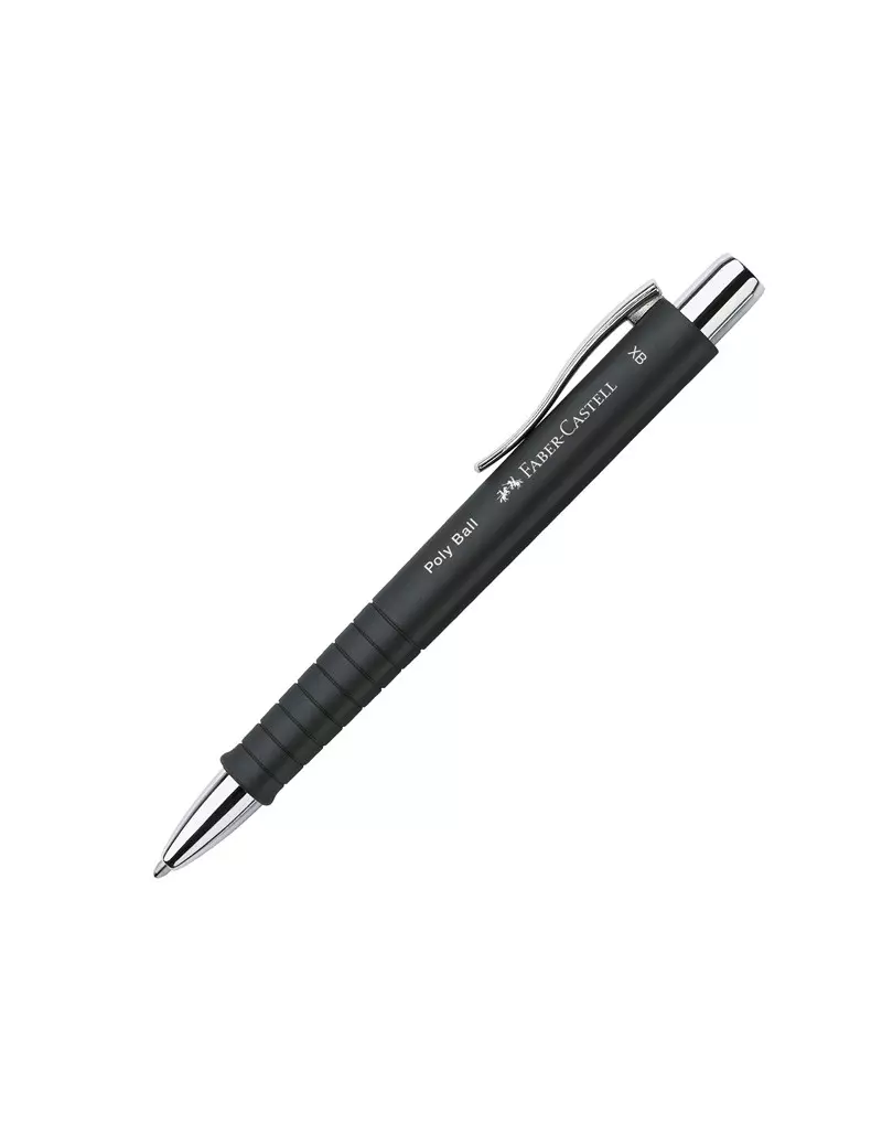 Penna a Sfera a Scatto Poly Ball Faber Castell - 0,7 mm - 241153 (Nero) Penna a Sfera a Scatto Poly Ball Faber Castell - 0,7 mm - 241153 (Nero)