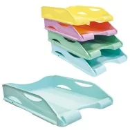 Vaschetta Portacorrispondenza Keep Colour Pastel Arda - 26,1x33,9x7 cm - 65510PASBL (Azzurro)
