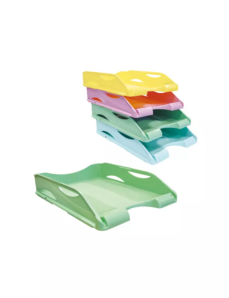 Vaschetta Portacorrispondenza Keep Colour Pastel Arda - 26,1x33,9x7 cm - 65510PASV (Verde)