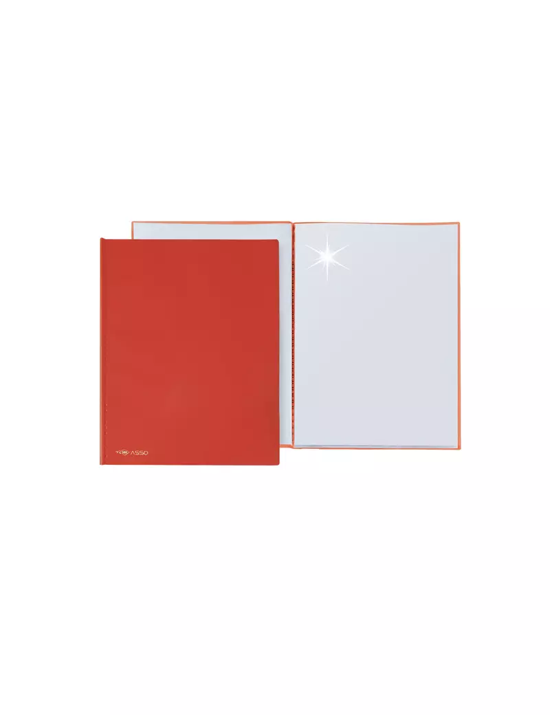 Portalistino Asso Sei Rota - 22x30 cm - 40 Buste - Liscia - 57214012 (Rosso) Portalistino Asso Sei Rota - 22x30 cm - 40 Buste - Liscia - 57214012 (Rosso)