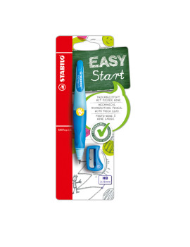 Portamine Easyergo con Affilamine Stabilo - 3,15 mm - Mancini - B-46867-3 (Azzurro)