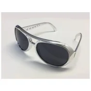 Occhiali Elvis (Argento)