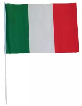 Bandiera Italia con Asta - 90x60 cm