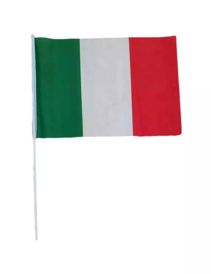 Bandiera Italia con Asta - 90x60 cm