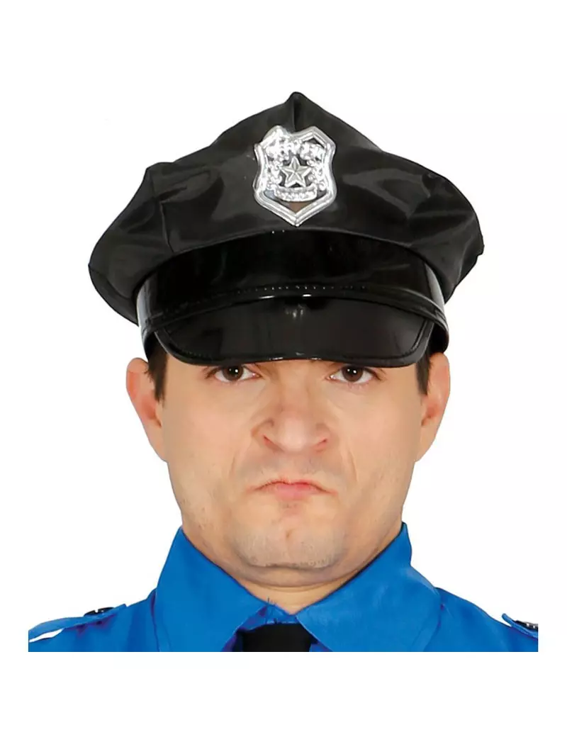 Cappello Poliziotto (Nero)