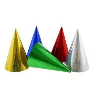 Cappellino Party a Cono (Assortiti Metallizzati)
