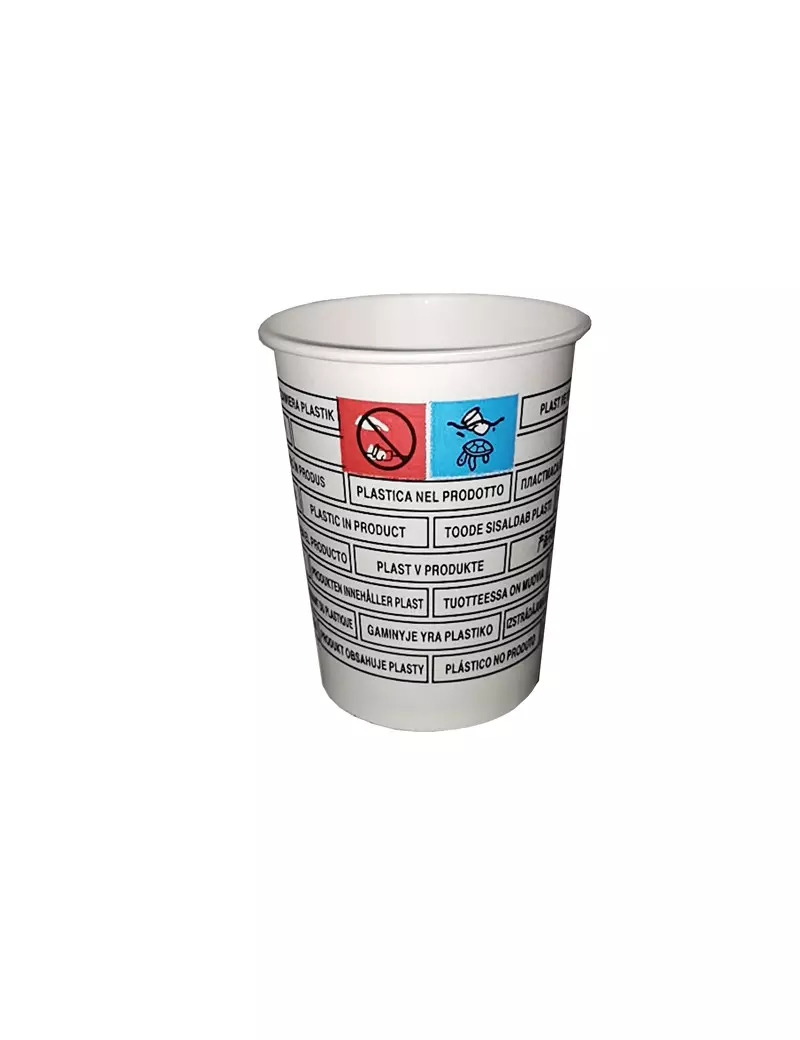 Bicchieri in Carta DOpla - 210 ml - PEFC - 42133 (Bianco Conf. 50)