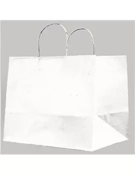 Shopper in Carta Mainetti Bags - 32x20x33 cm - 072987 (Bianco Conf. 25)