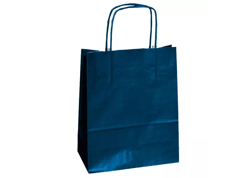 Shopper in Carta Mainetti Bags - 36x12x41 cm - 073977 (Blu Conf. 25)