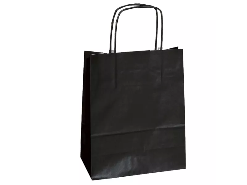 Shopper in Carta Mainetti Bags - 22x10x29 cm - 047596 (Nero Conf. 25) Shopper in Carta Mainetti Bags - 22x10x29 cm - 047596 (Nero Conf. 25)