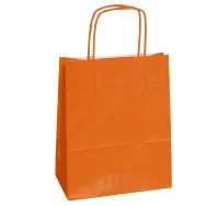 Shopper in Carta Mainetti Bags - 26x11x34,5 cm - 037443 (Arancione Conf. 25)