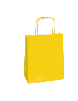 Shopper in Carta Mainetti Bags - 26x11x34,5 cm - 037382 (Giallo Conf. 25)